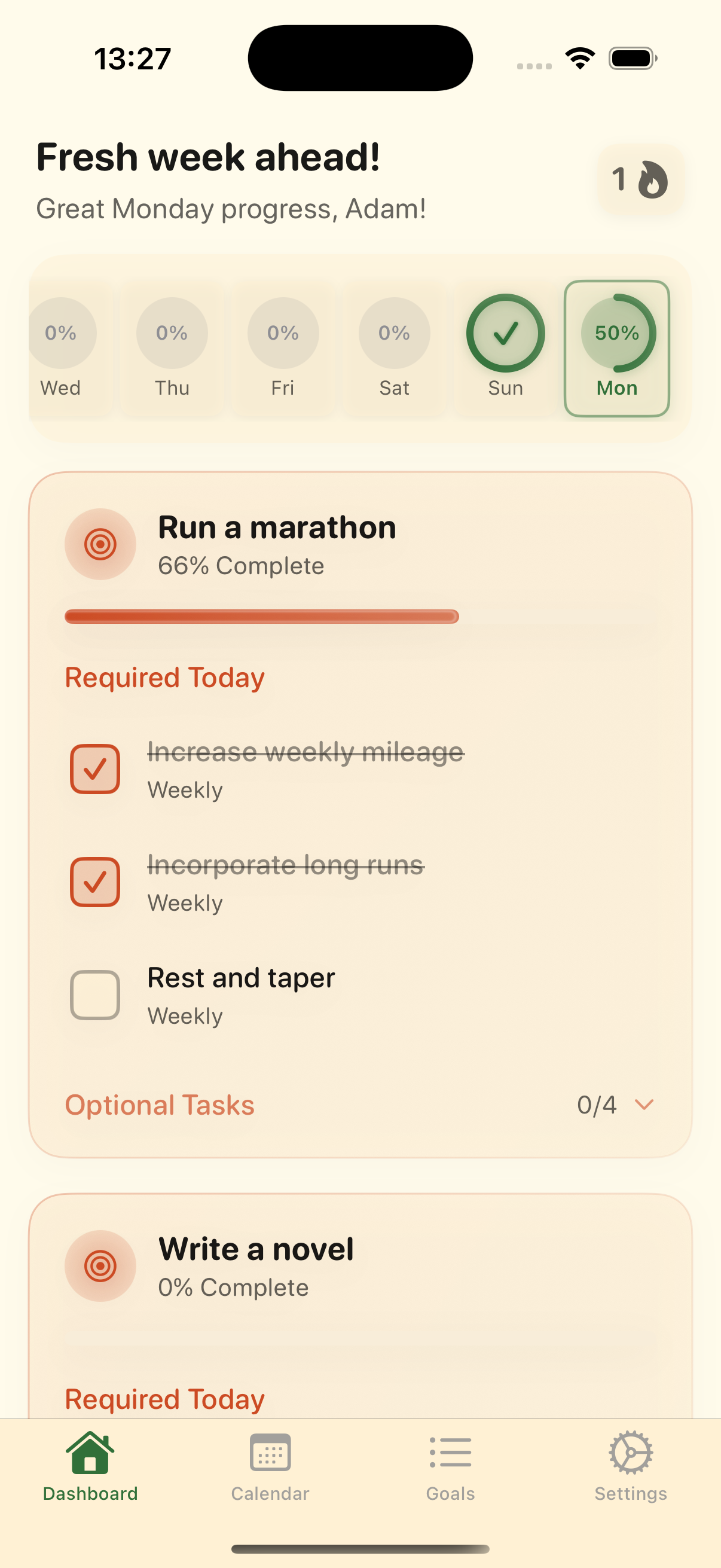 Achievo App Screenshot 3